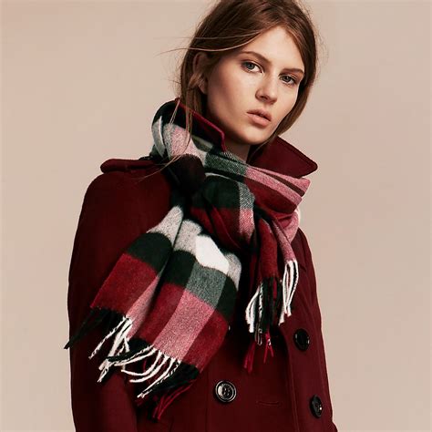 large burberry style scarf